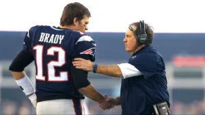 This image is about Bill Belichick and Tom Brady