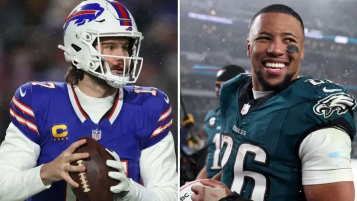 This image is about Buffalo Bills and Philadelphia Eagles
