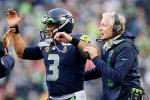 This image is about Russel Wilson and Sam Darnold