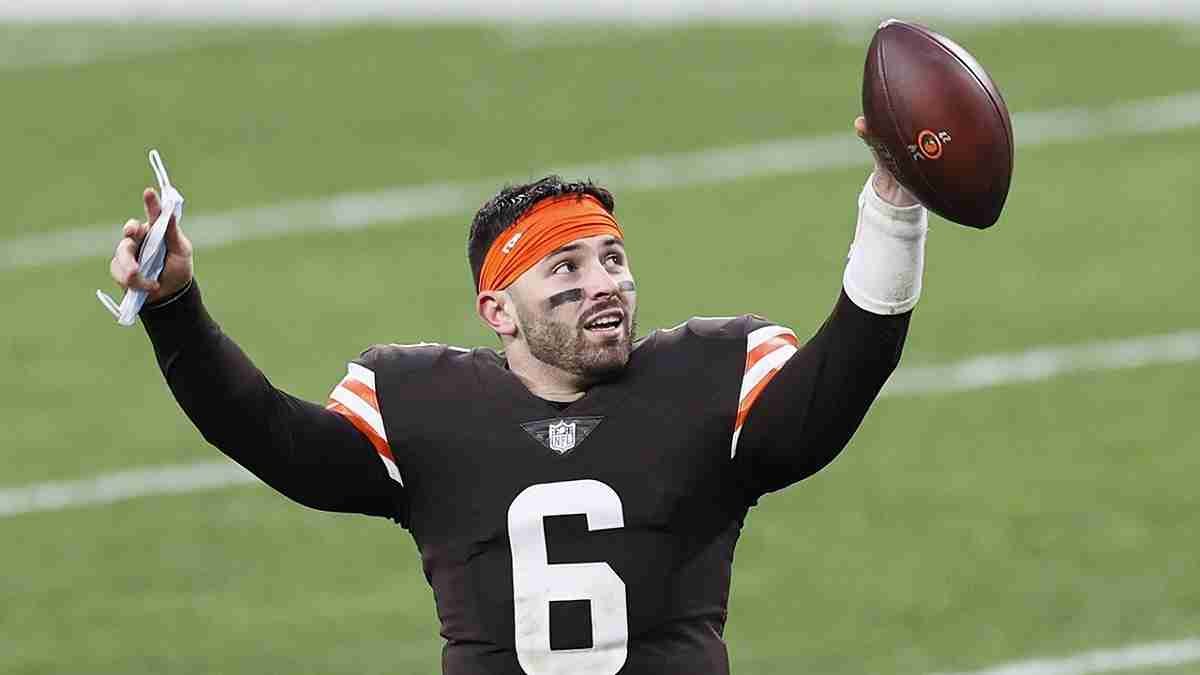 Browns holding ball